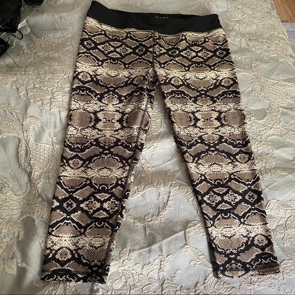 VOGO Snakeskin Workout Leggings Yoga Pants XL